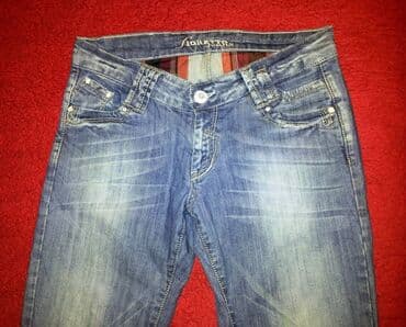 pantalone od vestacke koze: 31, 34, Pamuk, Normalan struk, Skinny — 2