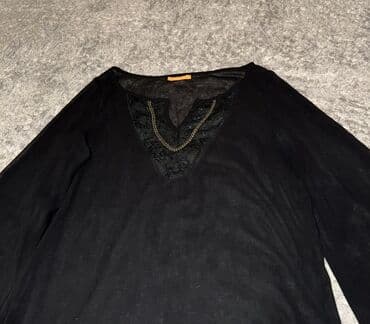 crop top c a: XL (EU 42), Single-colored, color - Black — 3