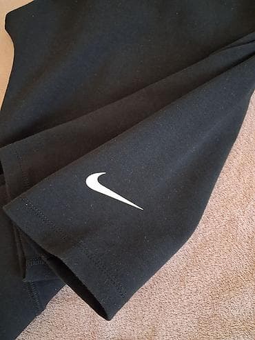 Leggings, Bike shorts: NOVE Nike ženske crne helanke – veličina XL - Klasičan crni model sa — 2