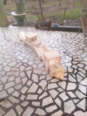 harmonika za decu igracka: ﻿Novo rucno napravljena vozic od cistog drveta. Bez igracaka. Ne — 3