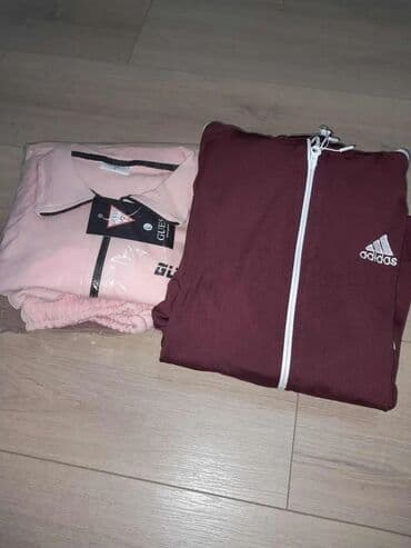 cipele za maturu zenske: Adidas, Prugasti, bоја - Bordo — 1