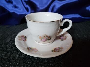 barcaffe soljice: Soljica za kafu,stari kineski porcelan iz 70ih. Soljica nigde — 1