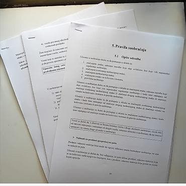 Priručnik: Pravila saobraćaja – skripta/beleške za teorijski deo