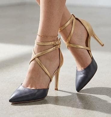 bata obuca velicine u cm: Elegantne ženske salonke sa visokom štiklom - Model: špicasti vrh — 1