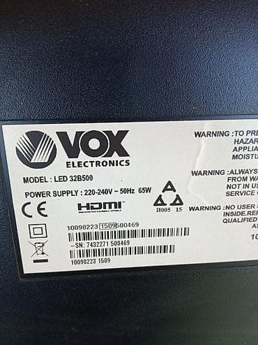 samsung daljinski za tv: VOX LED televizor 32B500 – 32 inča - Ekran: 32" LED - Model: VOX — 4