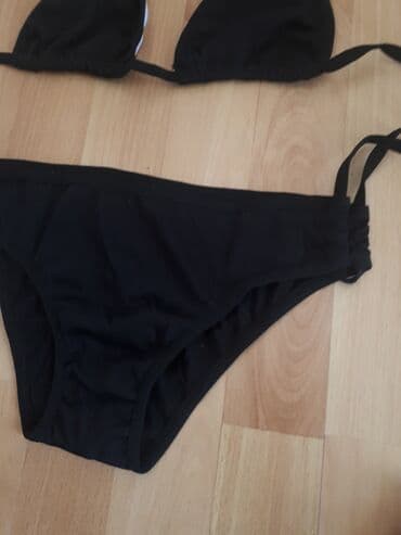 Swimsuits: S, Single-colored, color - Black — 2