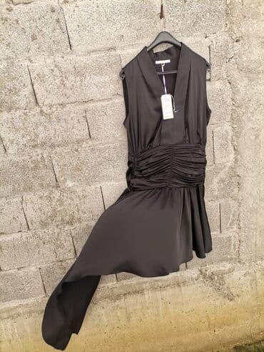 Muška obuća: Asimterična crna haljina za svečane prilike. Nikad nije obučena, s — 2