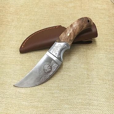 kolica za ribolov: Lovacki noz derac hunting-club noz ide sa futrolom. Duzina noza 19cm — 3