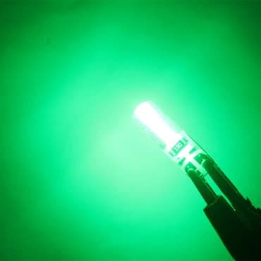 auto delovi raska: Led sijalica T10 SMD Plava, Zelena Roza Silikonska. 12v Sve sto — 5