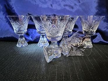 case za mladence uradi sam: Case kristal rucni rad Rogaska Slatina iz 70ih god. Case rucna — 3