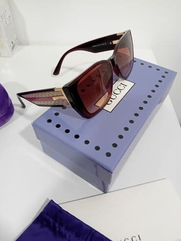 trakice za kosu: Naočare za sunce, Gucci, bоја - Crna — 5