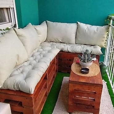dupla stega: Jastuci i nasloni za palet nameštaj i lounge stolice - Tip: ručno — 2