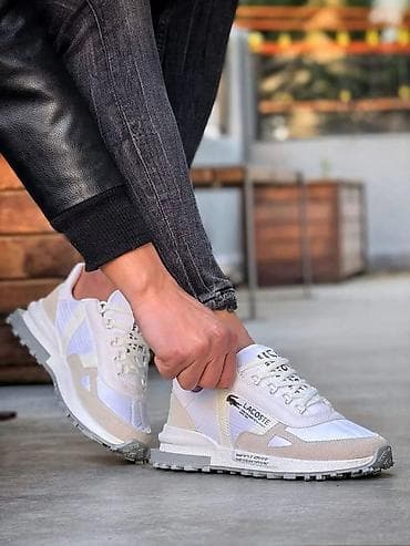 udobne muske patike: Lacoste patike – sportsko-lifestyle model - Materijali: kombinacija — 3