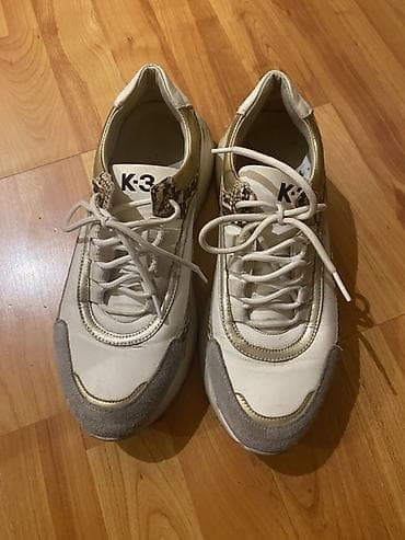 mustang patike: Patike K-3, model sa kombinacijom materijala i neutralnim tonovima: - — 2