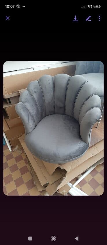 ljuljaske za bebe sa tendom cena: ⭐️Fotelja Shell ⭐️Cena 160e ⭐️Visina fotelje je 100 cm Sirina je 79cm — 6