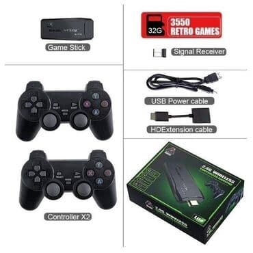 usb sa igricama: 64G M8 4K Game Stick Mini konzola kutija Retro TV Video Game Console — 11