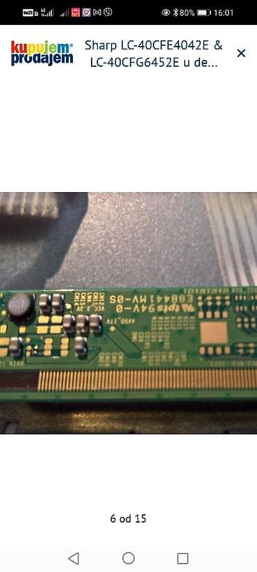 dell latitude e5430: Sharp LC‑40CFE4042E i LC‑40CFG6452E – delovi Dostupni rezervni delovi — 7