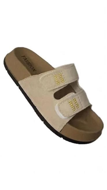 Muške/uniseks papuče sa dva kaiša na čičak - Dizajn sa dvostrukim