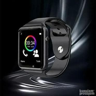 rado satovi: 05. Smart Watch A1smart sat telefon Crni-Pametan sat Cena:2599din — 5