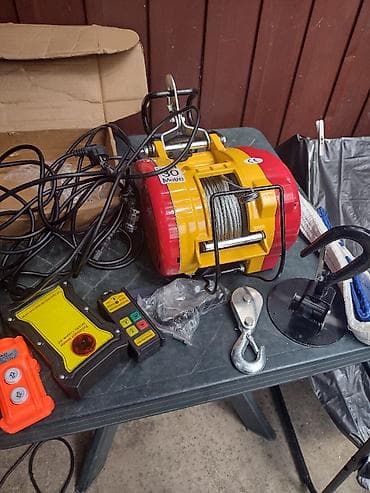 plinski brener mali: Električna dizalica 500kg - 30m - Električna lančana dizalica — 2
