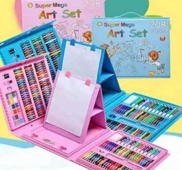 sandale crne: Set za crtanje sa papirom roze i plavi 2300din Set za crtanje od 208 — 5