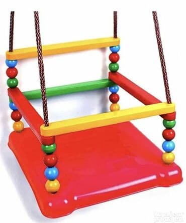 plasticne klackalice za decu: Klasicna plasticna decija ljuljaska Visokokvalitetna plastika, ojacan — 2