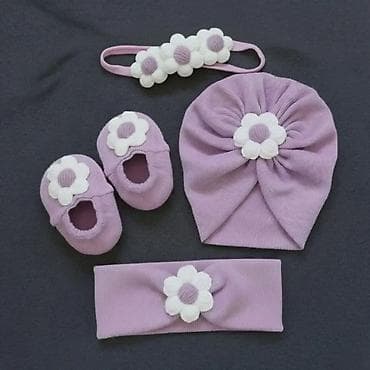 komplet odelo za zene: Set sadrži: 🌸 Turban kapicu 🌸 Pufnaste baletankice 🌸 Traku sa jednim — 2