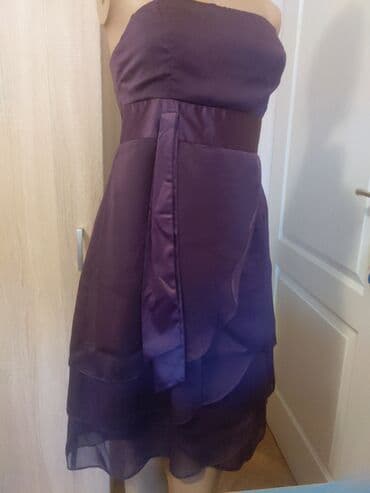 haljine sečene ispod grudi: S (EU 36), color - Purple, Evening, Without sleeves — 5
