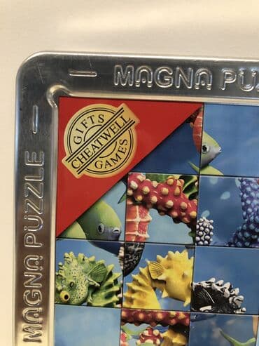 igračke od kartona: MAGNETNE 3D PUZLE, 64 kom U kutijici za koju se magnetnim 3D puzlama — 3