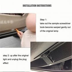 Tuning oprema: Vw passat b5 - led logo projektor za vrata - komplet od 2 komada — 6