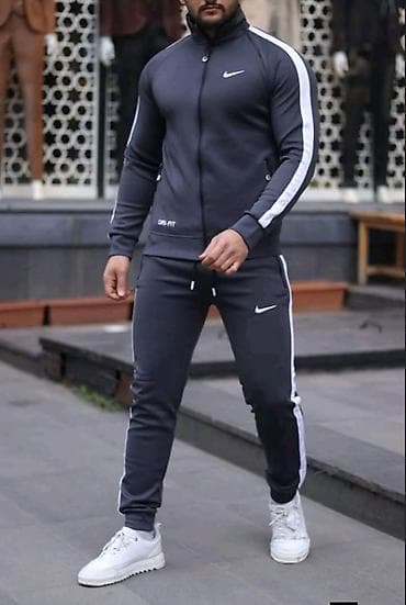 Muška odeća: Komplet, Nike, bоја - Šareno, Likra — 1