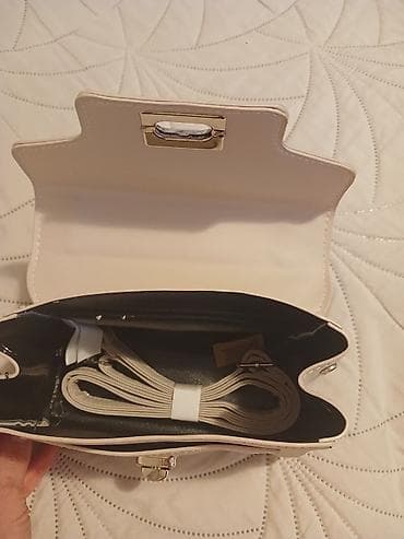 boss torba zenska: Bež ženska torbica sa ručkom i uklonjivim/dužinom podesivim kaišem za — 3