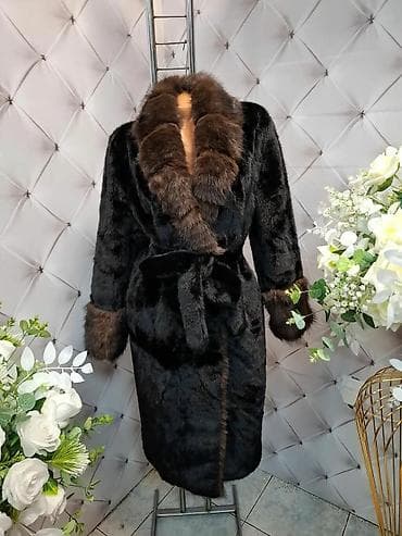 staff pantalone: One size, Bez postave, Veštačko krzno, bоја - Siva — 2