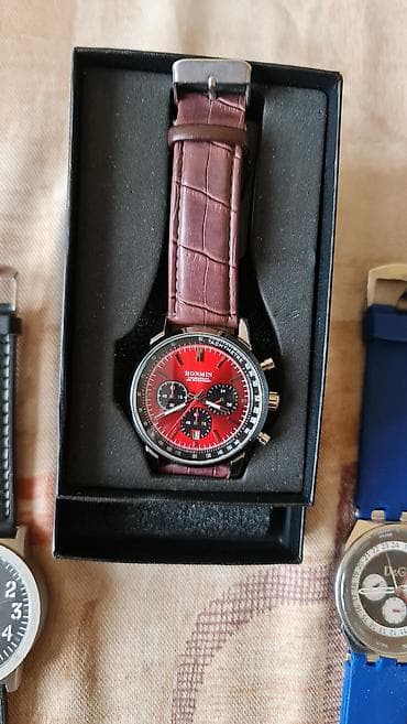 pulsar satovi: Set od 3 muška ručna sata 1) HONMIN HM8009 - Hronograf stil sa — 10