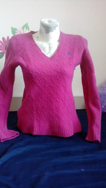 jednodelni kupaci na jedno rame: Dzemper ralph lauren sport xs merino vuna moderan kvalitetan dzemper — 3