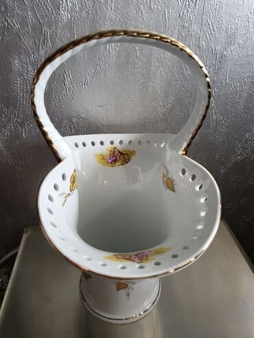 pepco korpa za voce: Vaza,korpa nova vintaz Lordshade porcelan. Perfektan profesionalni — 4