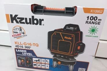 stoni cirkular i abrihter: Kzubr KLL-G16-TQ 4D16 360° laserski nivelator sa zelenim laserom — 1