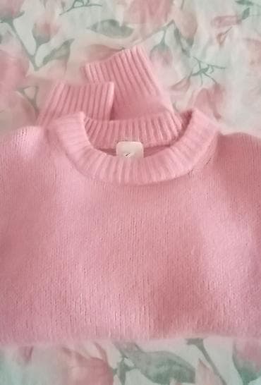 legend muski dzemperi: Dzemper roze H&M. Vrlo mek i topao, divne boje. U dobrom stanju — 3