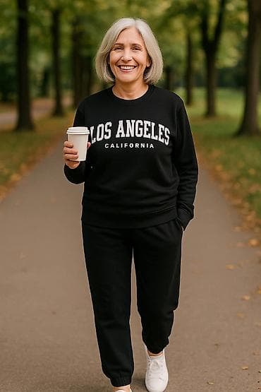 paranoid duks: Ženski komplet trenerke – duks + donji deo Ik - Udoban duks sa — 8