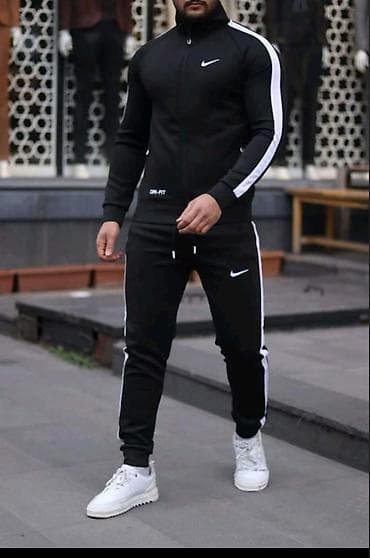 Muška odeća: Komplet, Nike, bоја - Šareno, Likra — 2