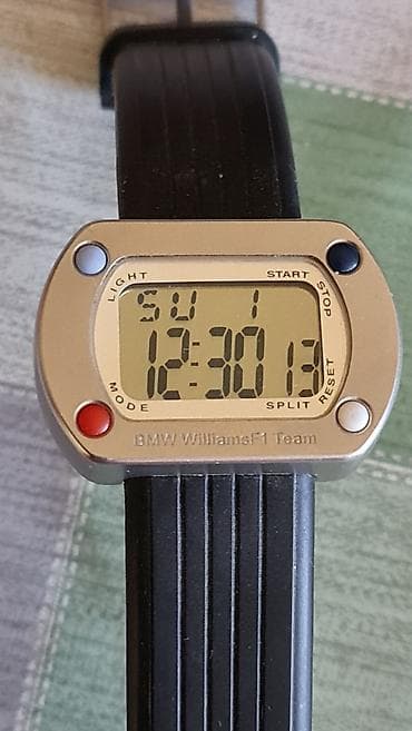 BMW WilliamsF1 Team digitalni ručni sat - Originalni timski model sa