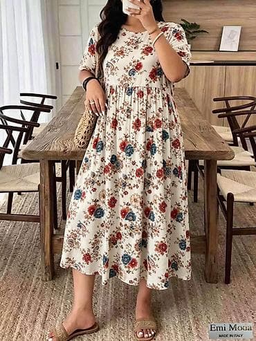 haljine za starije: Haljina: 2300 dinara 
Dve za 3300 dinara 
Do 4xl — 9