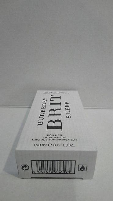 Lične stvari: BURBERRY BRIT SHEER EDT100ML TSTR | Burberry Brit Sheer edt100ml — 4