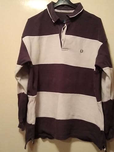 jakna 6: Majica na duge rukave, L, Fred Perry, bоја - Šareno, Pamuk — 1