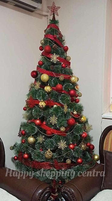 Novogodisnja prskano Bor jelka NOVO! Jelka Visina 120 CM 3200 din