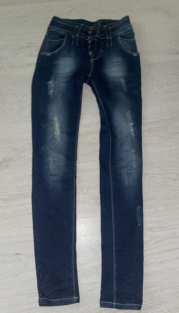 pantalone od vestacke koze: 29, Jeans, Regular rise, Skinny — 1