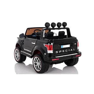 tockovi za decije automobile: LAND ROVER HAPPER 4×4 – Crni – Auto na akumulator za decu (dvosede) — 1