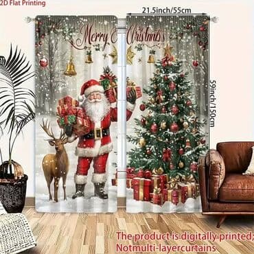 Novogodišnje zavese Cena 1700din/2kom kao na slici Poručuje se na lalafo.rs Novogodišnje zavese Cena 1700din/2kom kao na slici Poručuje se