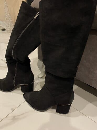 bajkerske čizme: High boots, 38 — 5