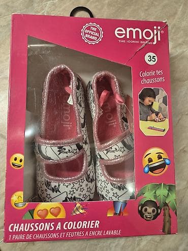 Other Children's Items: Dečije baletanke/papuče za kuću sa jednorozima + flomasteri za bojenje — 5